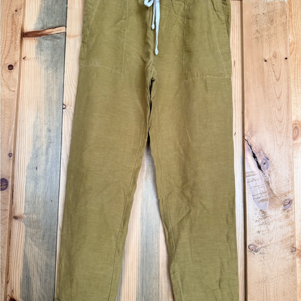 Enza Costa Olive Green Trousers